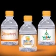 8 oz Clear Bottle with Premium Cap Color