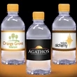 12 oz Clear Bottle with Premium Cap Color
