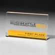 Rectangular Acrylic Paperweight - 2-1/2