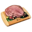 Spiral-Sliced Half Ham with Bamboo Cutting Board