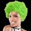 Green Spirit Cheering Costume Wig