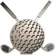 Vibraprint™ Cross Club Golf Hat Clip w/ Ball Marker