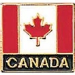Stock Design 7/8" x 3/4" Canada Lapel Pin