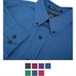 Ladies Mini Plaid Stripe Gingham L/S Shirt