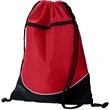 Tri-Color Drawstring Backpack