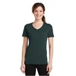 Port & Company Ladies Performance Blend V-Neck Tee.