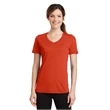 Port & Company Ladies Performance Blend V-Neck Tee.