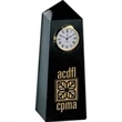 Marble Clock - 6" Obelisk