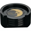 Black Marble Coaster Set