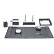 8-Piece Classic Leather Desk Set