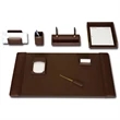 8-Piece Classic Leather Desk Set