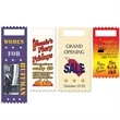 Full Color Vertical Ribbon Badge
