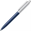 Sentinel Blue Barrel And Brushed Chrome Cap Ballpoint Pen