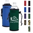 Drawstring Premium Foam Beverage Insulator with Clip