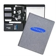 Linen Large Tech Organizer Portfolio Notebook