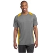 Sport-Tek Heather Colorblock Contender Tee.