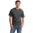 Hanes Beefy-T - 100% Cotton T-Shirt with Pocket.