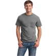 Gildan - DryBlend 50 Cotton/50 Poly Pocket T-Shirt.