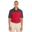 Men's Balance Colorblock Performance Pique Polo