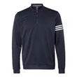 Adidas 3-Stripes French Terry Quarter-Zip Pullover