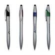 Tri-Select Plastic Twist Pen and Stylus