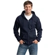 Port & Company - Essential Fleece Full-Zip Hooded Sweatsh...