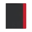 Soft Touch Color Accent Padfolio PVC