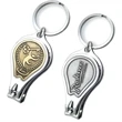 Platinum Nail Clippers Key Chain