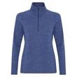 Ladies' Dynamic Heather Fleece 1/2 Zip Sweatshirt