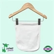 Baby Burp Cloth 1-PLY White- Laughing Giraffe®