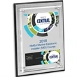 Brushed Aluminum Plaque - 9