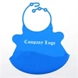 Washable Roll Up Silicone Baby Bibs