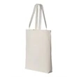 Q-Tees 11L Canvas Tote with Contrast-Color Handles