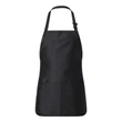 Q-Tees Full-Length Apron with Pouch Pocket
