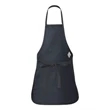 Q-Tees Full-Length Apron with Pouch Pocket
