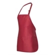 Q-Tees Full-Length Apron with Pouch Pocket