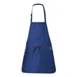 Q-Tees Full-Length Apron with Pouch Pocket