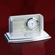Moreland Clock/Card Holder - Jade/Alum