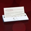 Ashley Business Card Holder Aluminum