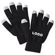 TOUCH SCREEN GLOVES with Grey fingertips
