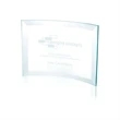 Jade Crystal Scroll Award - Small