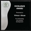 Black with Aluminum Plaque - 8