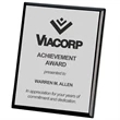 8x10 Connection Plaque - Black