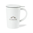 Lotus Porcelain Tea Infuser Mug - 15 Oz.