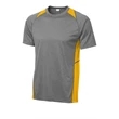 Sport-Tek Heather Colorblock Contender Tee.