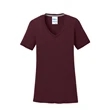 Port & Company Ladies Performance Blend V-Neck Tee.