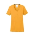 Port & Company Ladies Performance Blend V-Neck Tee.