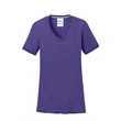 Port & Company Ladies Performance Blend V-Neck Tee.