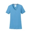 Port & Company Ladies Performance Blend V-Neck Tee.