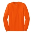 Hanes - Authentic 100% Cotton Long Sleeve T-Shirt.